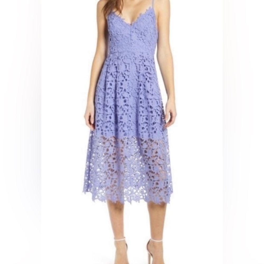 ASTR Lace Midi Dress